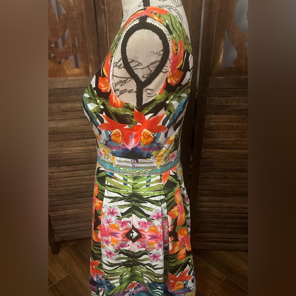 Floral Rainbow Maggy London Dress - Picture 3 of 7